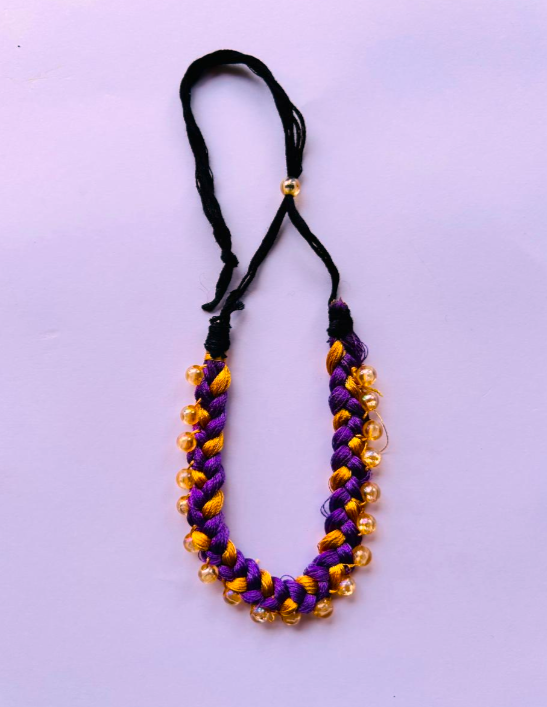 Silk Thread Choker Necklace